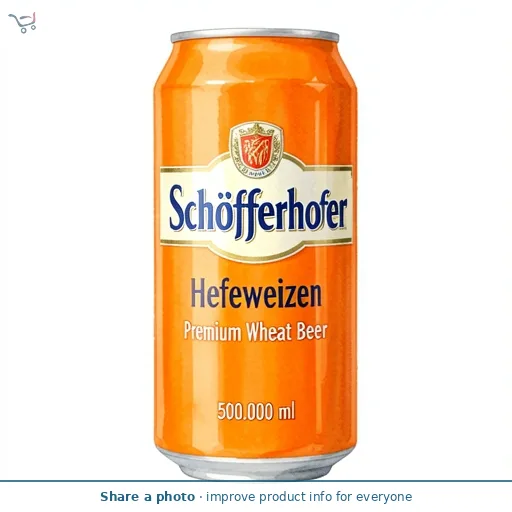 Schöfferhofer Hefeweizen Premium Wheat Beer 0.5L