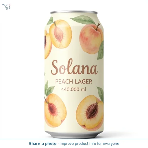 Solana Peach Lager 440ml