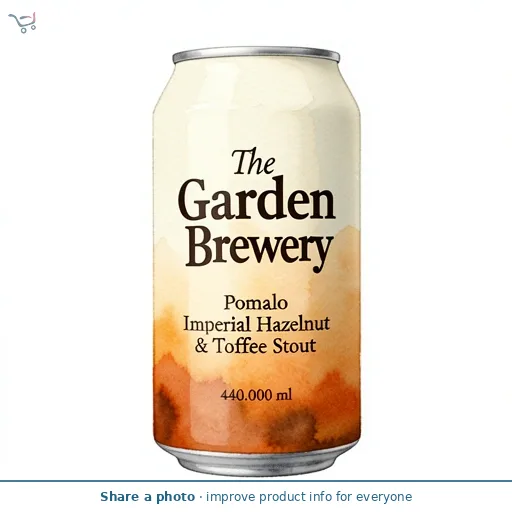 The Garden Brewery Pomalo Imperial Hazelnut & Toffee Stout 440ml