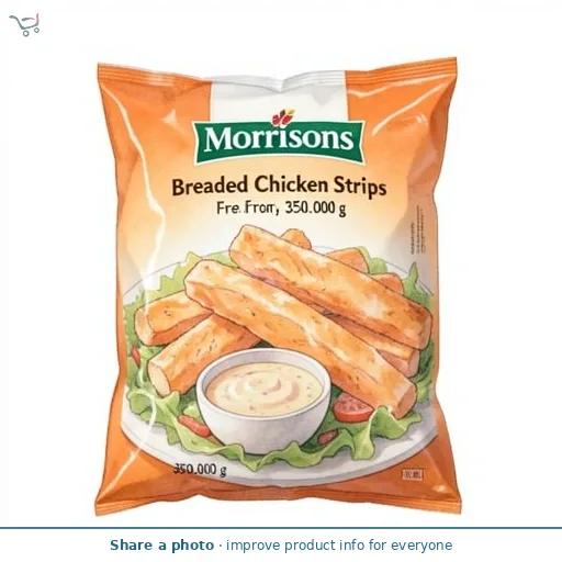 Morrisons Free From Breaded Chicken Strips 350g