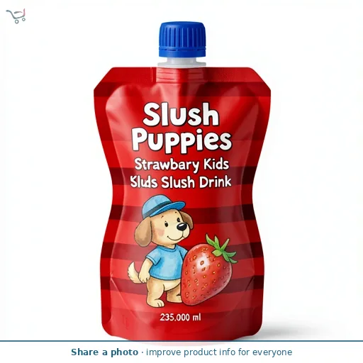Slush Puppie Strawberry Kids Slush Drink 250ml