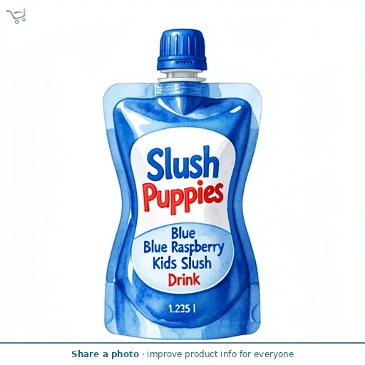 Slush Puppie Blue Raspberry Kids Slush Drink 250ml