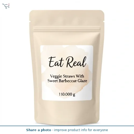 Eat Real Veggie Straws With Sweet Barbecue Glaze 110g