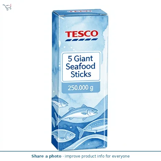 Tesco 5 Giant Seafood Sticks 250g
