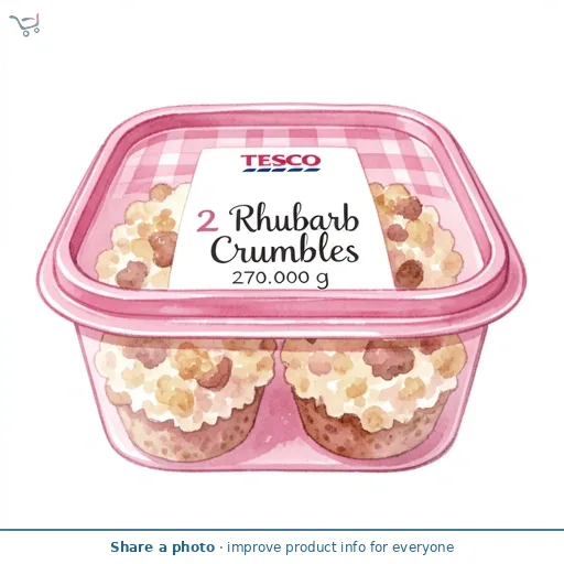 Tesco 2 Rhubarb Crumbles 270g 