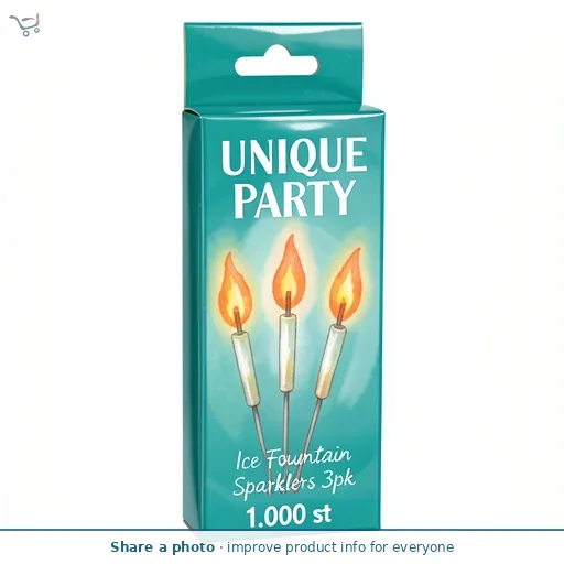 Ice Fountain Sparklers 3pk