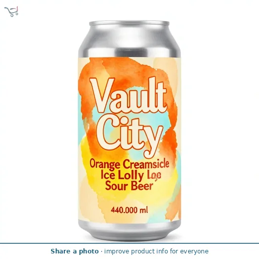 Vault City Orange Creamsicle Ice Lolly Sour Beer 440ml
