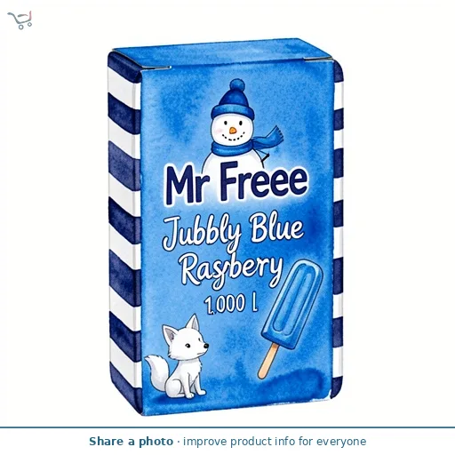 Mr Freeze Jubbly Blue Raspberry 8x62ml
