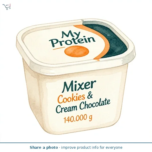 My Protein Mixer Cookies & Cream Chocolate 140g