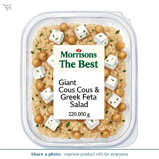 Morrisons The Best Giant Cous Cous & Greek Feta Salad 