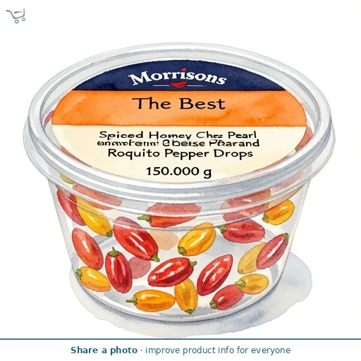 Morrisons The Best Spiced Honey Cheese Pearl and Roquito Pepper Drops 150g