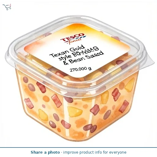 Tesco Finest Texan Gold style BBQ Potato & Bean Salad 270g