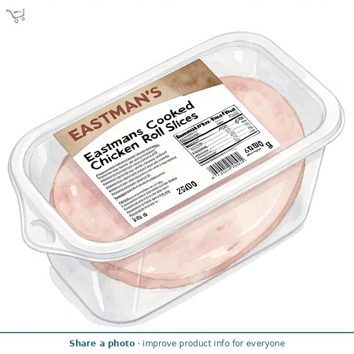 Eastmans Cooked Chicken Roll Slices 250g