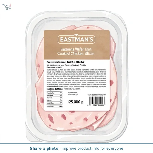 Eastmans Wafer Thin Cooked Chicken Slices 125g