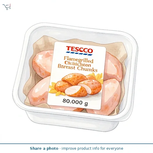 Tesco Flamegrilled Chicken Breast Chunks 80g