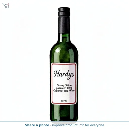 Hardys Stamp Shiraz Cabernet Red Wine 187ml