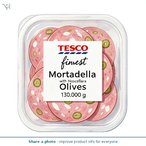 Tesco Finest Mortadella with Nocellara Olives 130g 