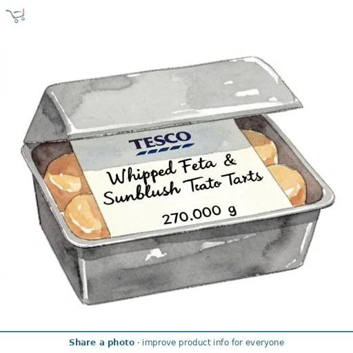 Tesco Finest Whipped Feta & Sunblush Tomato Tarts 270g