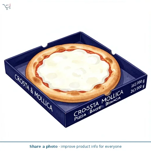 Crosta Mollica 263g Bianca Pizza Base