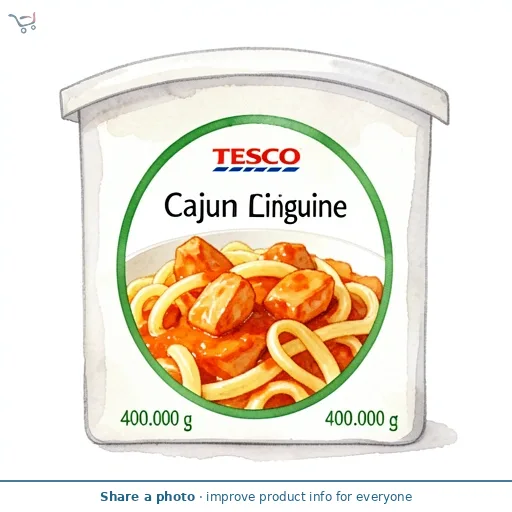 Tesco Cajun Chicken Linguine 400g 