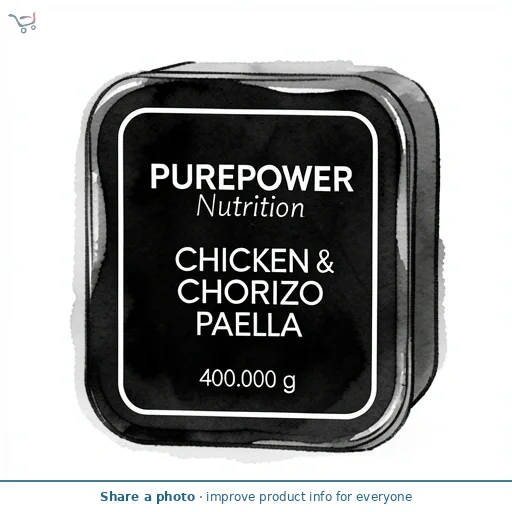 PUREPOWER NUTRITION CHICKEN & CHORIZO PAELLA 400g