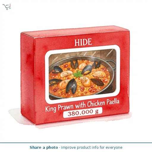 Hide King Prawn with Chicken Paella 380g