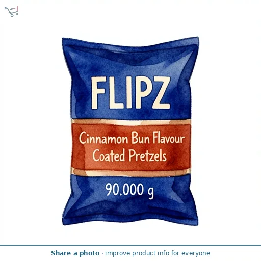 Flipz Cinnamon Bun Flavour Coated Pretzels 90g