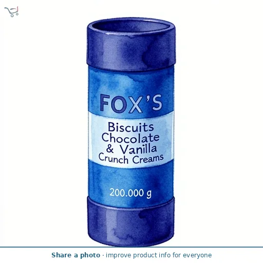 Fox's Biscuits Chocolate & Vanilla Crunch Creams 200g