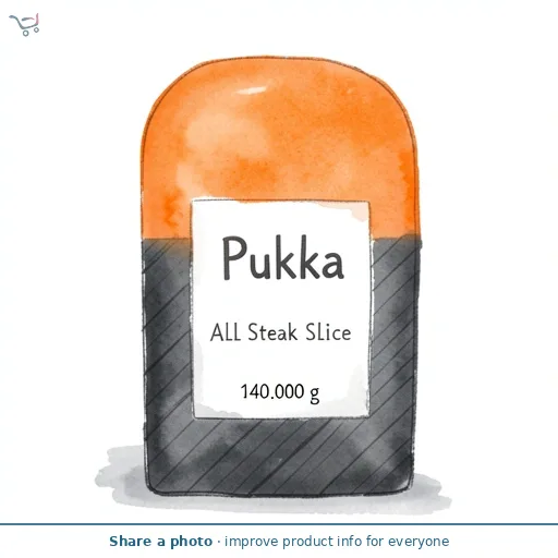 Pukka All Steak Slice 140g
