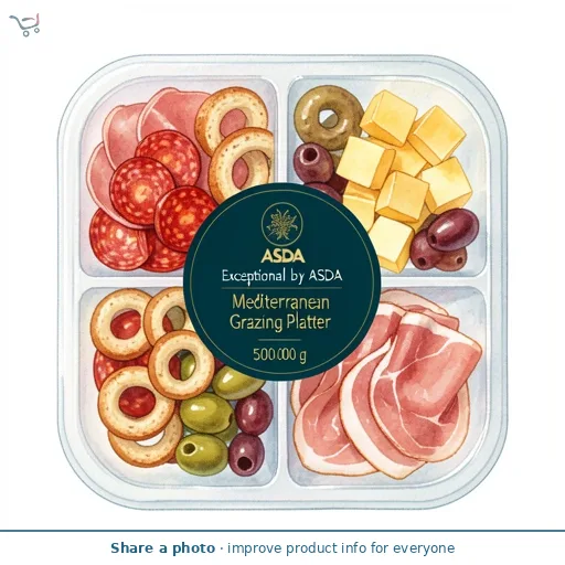 Exceptional by ASDA Mediterranean Grazing Platter 500g