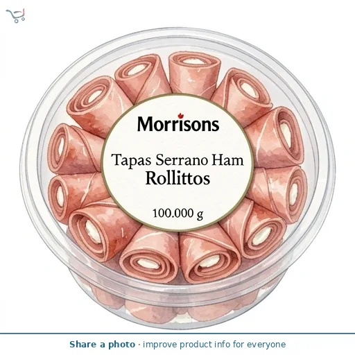 Morrisons Tapas Serrano Ham Rollitos