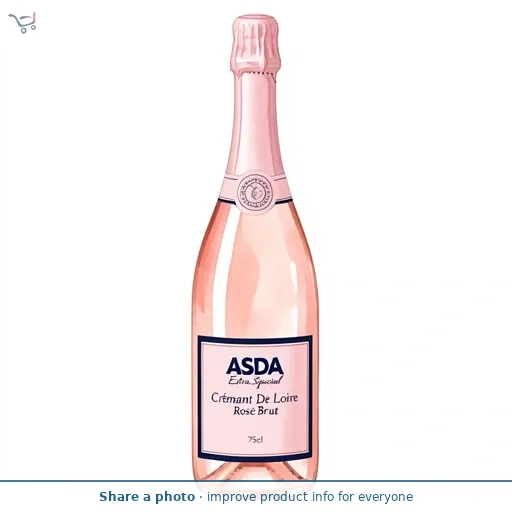 Exceptional by ASDA Crémant De Loire Rosé Brut 75cl
