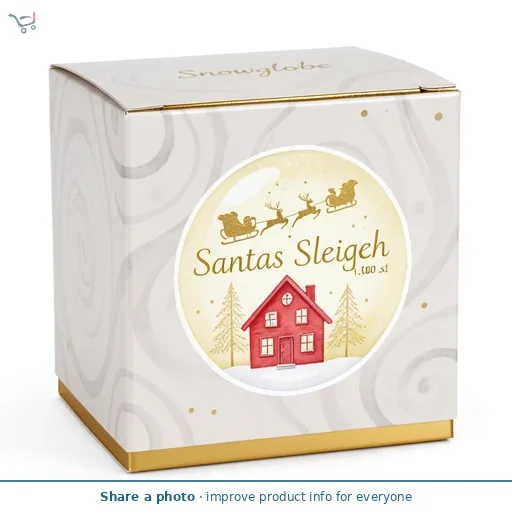 Snowglobe Santas Sleigh