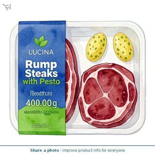 Rump Steaks with Pesto Butter