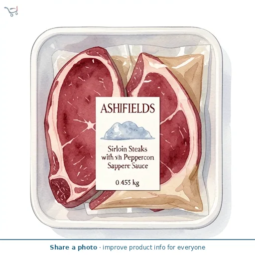 Sirloin Steaks with Peppercorn Sauce