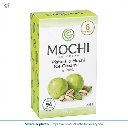 Pistachio Mochi Ice Cream 6 Pack
