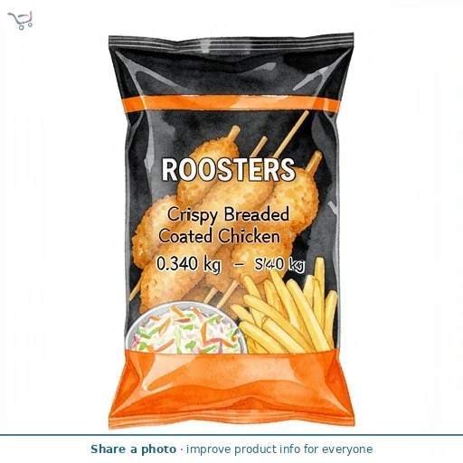 Crispy Breaded Coated Chicken Skewers