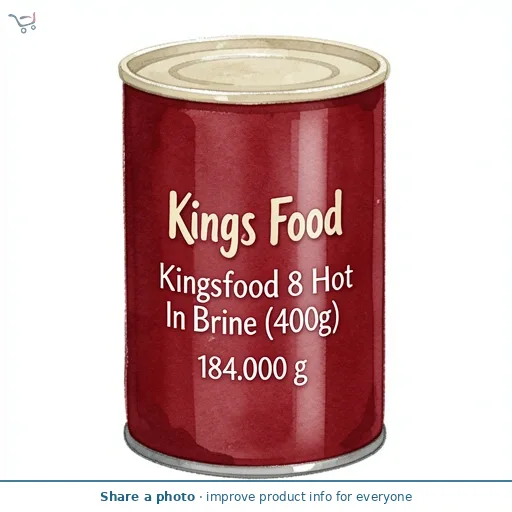 Kingsfood 8 Hot Dogs In Brine (400g)