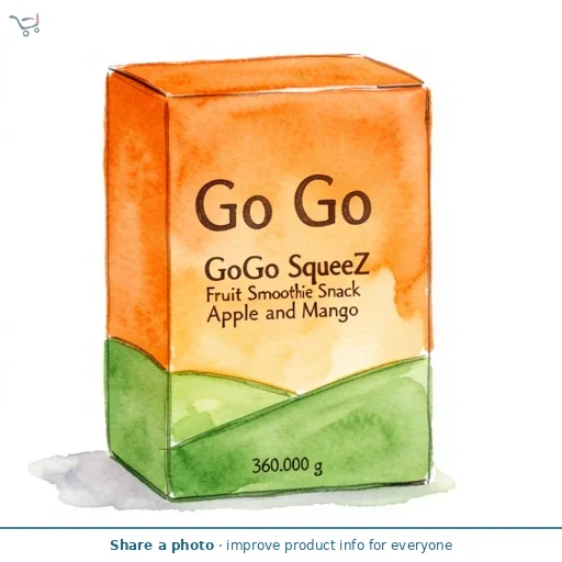 GoGo SqueeZ Fruit Smoothie Snack Apple and Mango