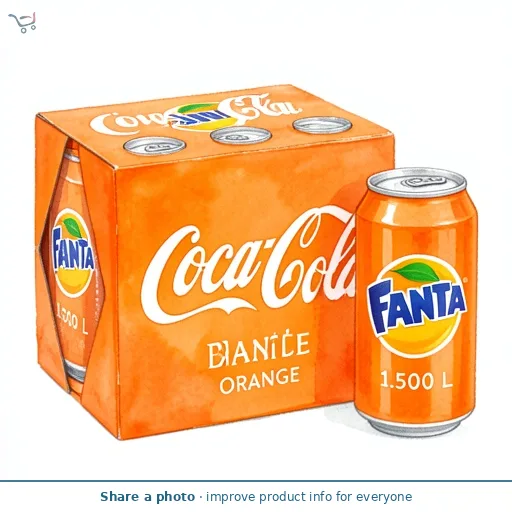 Fanta Orange 6 x 250ml