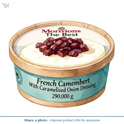 Morrisons The Best French Camembert With Caramelised Onion Dressing 290g