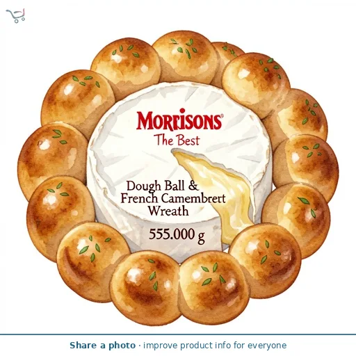 Morrisons The Best Dough Ball & French Camembert Wreath 
