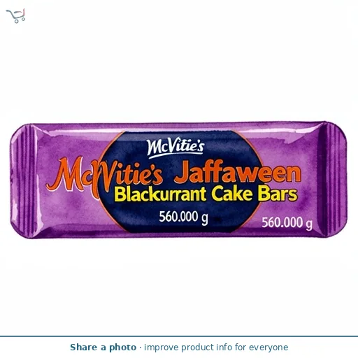 Mcvitie's Jaffaween Blackcurrant Cake Bars