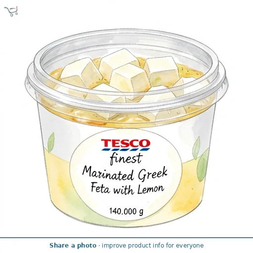 Tesco Finest Marinated Greek Feta with Lemon 140g