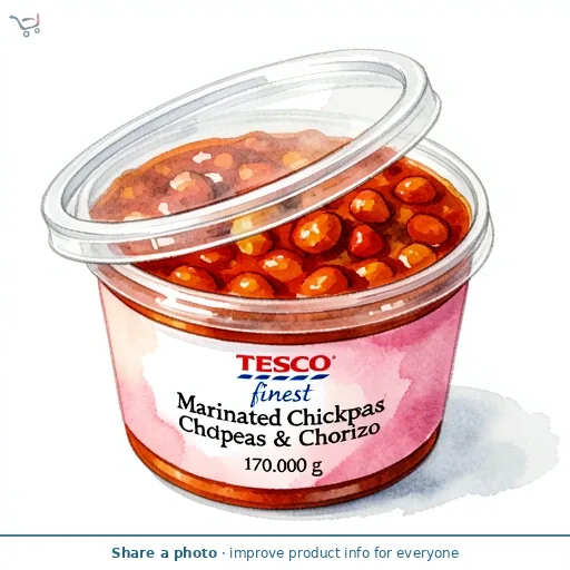 Tesco Finest Marinated Chickpeas & Chorizo 170g
