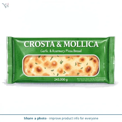 Crosta Mollica Garlic & Rosemary Pinsa Bread 243g