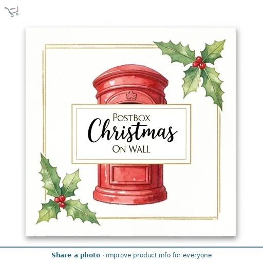 Christmas Postbox On Wall