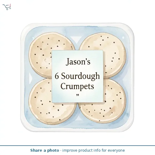 Jason's 6 Sourdough Crumpets