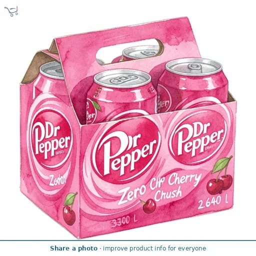 Dr Pepper Zero Cherry Crush 8x330ml