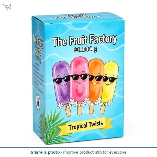 The Fruit Factory Tropical Twists 5x18g